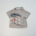 【90-150cm】Tシャツ キッズ カジュアル 重機柄 - 画像 (7)