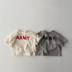 【73-100cm】半袖Tシャツ ベビー 韓国風 英字柄