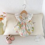 【66-90cm】ロンパース ベビー 女の子 チューリップ - 画像 (4)