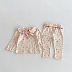 【73-100cm】セットアップ 柔らか フラワー柄 可愛い おしゃれ - 画像 (6)