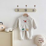 【73-100cm】セットアップ スマイル カジュアル 可愛い - 画像 (11)