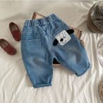 【80-120cm】デニムパンツ ポケット 履きやすい カジュアル ボトムス - 画像 (4)