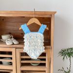 【80-120cm】水着 ブルー フラワー スイムウェア - 画像 (11)