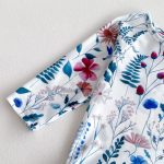 【66-100cm】水着 長袖 花柄 プリント おしゃれ - 画像 (10)