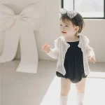 【66-90cm】キャミ ロンパース ベビー おしゃれ 韓国風 - 画像 (8)