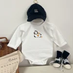 【66-90cm】ロンパース ベビー クールネック カートゥーン - 画像 (4)