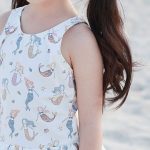 【80-130cm】水着 フリル付き ガールズ マーメイド風 UVカット - 画像 (6)