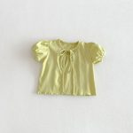 【73-110cm】セットアップ Tシャツ&キャミソール 柔らか 無地 シンプル 女の子 - 画像 (7)