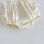 【73-110cm】セットアップ リボン付き レース トップス＆ブルマ - 画像 (11)
