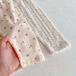 【73-100cm】セットアップ 柔らか フラワー柄 可愛い おしゃれ - 画像 (19)