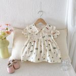 【80-130cm】ワンピース 花柄 半袖 可愛い女の子