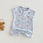 【66-90cm】ロンパース クマ柄 カートゥーン 可愛い ベビー服 - 画像 (8)