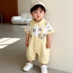 【66-100cm】ロンパース キュート クマ 可愛い ベビー服 - 画像 (3)