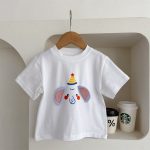 【80-120cm】セットアップ ゾウ柄 シャツ＆ストライプパンツ - 画像 (11)