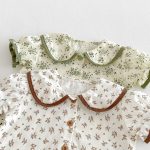 【66-100cm】二点セット シャツ＆サロペット フラワー 可愛い - 画像 (13)
