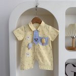【66-100cm】ロンパース キイロ アイス クリーム 可愛い ベビー服 - 画像 (11)