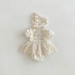 【66-90cm】ロンパース レース フラワー ベビー服 - 画像 (6)