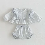 【66-90cm】セットアップ ベビー女の子 おしゃれ フリル - 画像 (4)