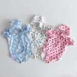【66-90cm】水着 ハート おしゃれ スイムウェア - 画像 (3)