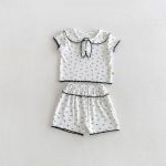 【66-110cm】セットアップ 柔らか 無地 肌に優しい ベビー服 - 画像 (4)