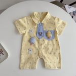 【66-100cm】ロンパース キイロ アイス クリーム 可愛い ベビー服 - 画像 (9)