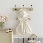 【66-90cm】サロペット 花柄 ふわふわ 帽子付き - 画像 (4)