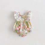 【66-90cm】ロンパース ベビー 女の子 チューリップ - 画像 (6)