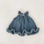【73-130cm】デニムセットアップ ベビー 女の子 ハルターネック - 画像 (17)