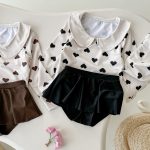 【66-100cm】水着 可愛い ハート スイムウェア - 画像 (4)