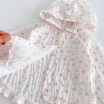 【73-110cm】カーディガン 小花柄 可愛い フード付き - 画像 (19)