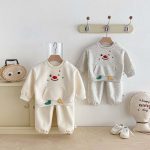 【73-100cm】セットアップ スマイル カジュアル 可愛い - 画像 (9)