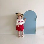 【73-100cm】半袖Tシャツ ベビー 韓国風 英字柄 - 画像 (10)