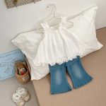 【73-120cm】キャミソール 蝶結び 無地 おしゃれ 女の子 - 画像 (10)