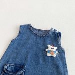 【66-90cm】オールインワン デニム ノースリーブ - 画像 (9)