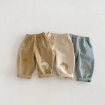 【73-120cm】パンツ ムーン柄 カジュアル 履きやすい ボトムス - 画像 (3)