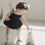 【66-90cm】キャミ ロンパース ベビー おしゃれ 韓国風 - 画像 (7)