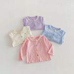 【73-120cm】カーディガン 柔らか リブ おしゃれ - 画像 (10)
