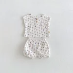 【66-100cm】セットアップ ベビー 熊柄 快適な着心地 - 画像 (4)