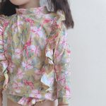 【90-140cm】水着 花柄 フリル ファッション スイムウェア - 画像 (11)