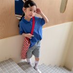 【80-130cm】半袖Ｔシャツ 女の子 POLOネック 無地 - 画像 (4)