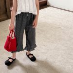 【80-130cm】ショートパンツ 女の子 チェック柄 フリル - 画像 (5)
