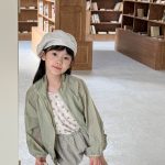 【80-130cm】アウター 女の子 UVカットパーカー スタンドネック - 画像 (3)
