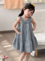【90-140cm】ワンピース 女の子 ノースリープ ゆったり - 画像 (2)
