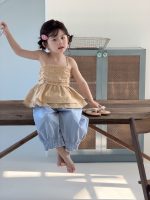 【90-140cm】パンツ 女の子 無地 フリル おしゃれ - 画像 (5)