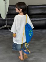 【100-150cm】Tシャツ ラウンドネック 半袖 プリント カジュアル - 画像 (4)