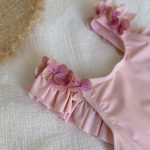 【90-140cm】水着 フラワー スウィート スイムウェア - 画像 (7)