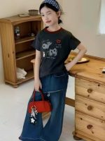 【90-150cm】半袖Ｔシャツ 女の子 カートゥーン プリント トレンド - 画像 (3)