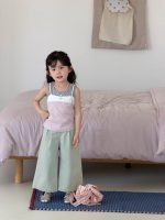 【90-140cm】ベスト 女の子 切り替え 配色 おしゃれ - 画像 (3)