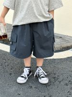 【90-140cm】ショートパンツ 男の子 ポケット付き カーゴパンツ - 画像 (3)
