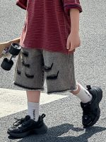 【90-150cm】ショートパンツ 男の子 ダメージジーンズ レトロ - 画像 (3)